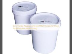 Vernis à base de matières liquides écologiques pour la protection des feuilles et l'impression à jet d'encre