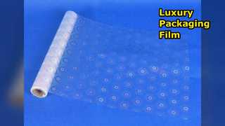 Gaufrage givré de scintillement texturé par film de boîte-cadeau de luxe