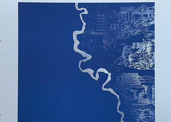 Un bon prix. Film d'emballage 28 μm BOPP EVA Film résistant à l'abrasion et sensible à la pression pour l'estampage de feuille chaude de précision 92° Finition mate en ligne