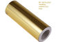 1 pouce de bonne résistance film de laminage thermique métallisé rouleau de film en or argenté en aluminium PET