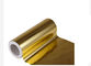 Film de polyester stratifié métallisé adapté aux besoins du client de papier d'aluminium d'or de scintillement de film de BOPP