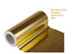 Protéger contre les rayons UV par une pellicule BOPP métallisée Glitter Gold Foil d'aluminium stratifié pour l'emballage