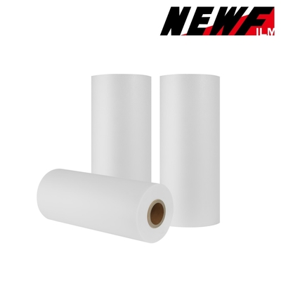 Good price Transparent Bonne adhésion BOPP soyeux toucher film lamination thermique rouleau auto-adhésif avec colle EVA en ligne