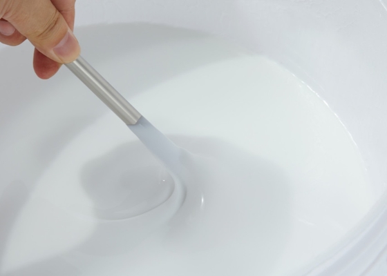 Vernis écologique à base d'eau, blanc lait, pour imprimer du papier