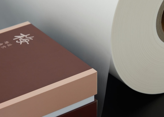 Good price Substrate composite tactile amélioré à l'aide d'un calibre de précision de 28 μm résistant à la marée et à la diffusion optique de la surface coextrudée pour les systèmes d'encapsulation de luxe en ligne