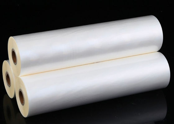 Good price Bonnes propriétés de barrière Lamination thermique mat Bopp Film laminage à chaud par colle plastique Eva en ligne