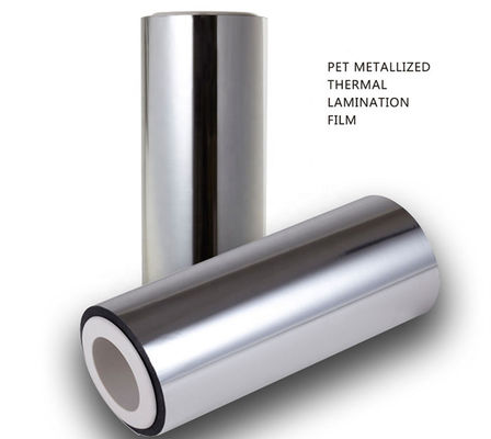 Good price Aluminium brillant métallique brillant polyester film rouleaux excellentes propriétés de barrière pour l'impression boîtes en plastique emballage en ligne